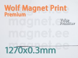 Painduv magnet Wolf Magnet Print Pre, Valge, 1270mm