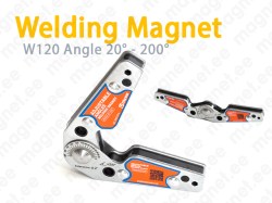 Welding magnet W120, Angle 20°-200°