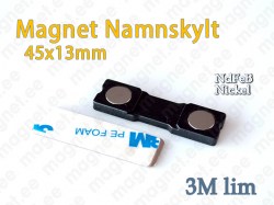 Magnet Namnskylt 45x13mm