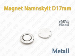 Magnet Namnskylt D17mm